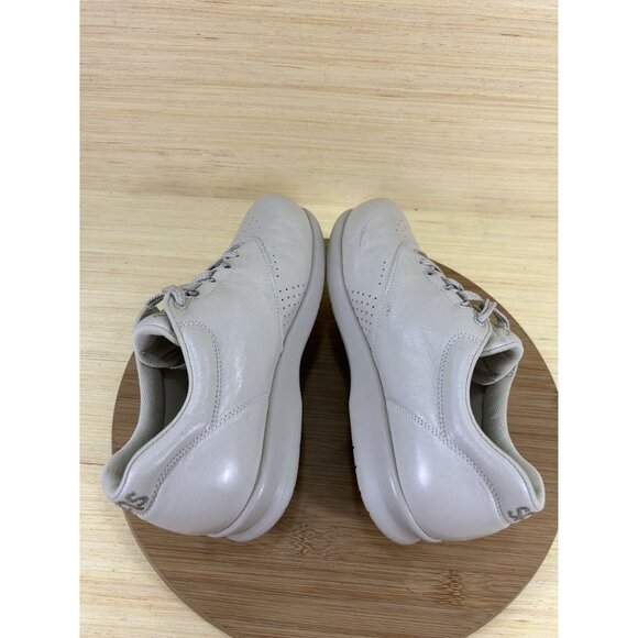 SAS Free Time Tan Leather Casual Walking Shoes Womens Size 6.5 Extra Wide - Picture 5 of 8